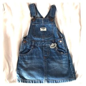 Osh Kosh B’gosh Girls Denim Overall Skirt 3T